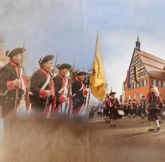 Impressionen vom Umzug anlässlich der Bopfinger Heimattage