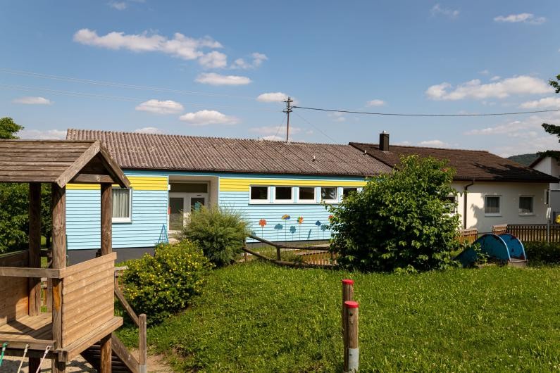 Außenaufnahme des Kindergartens Flochberg