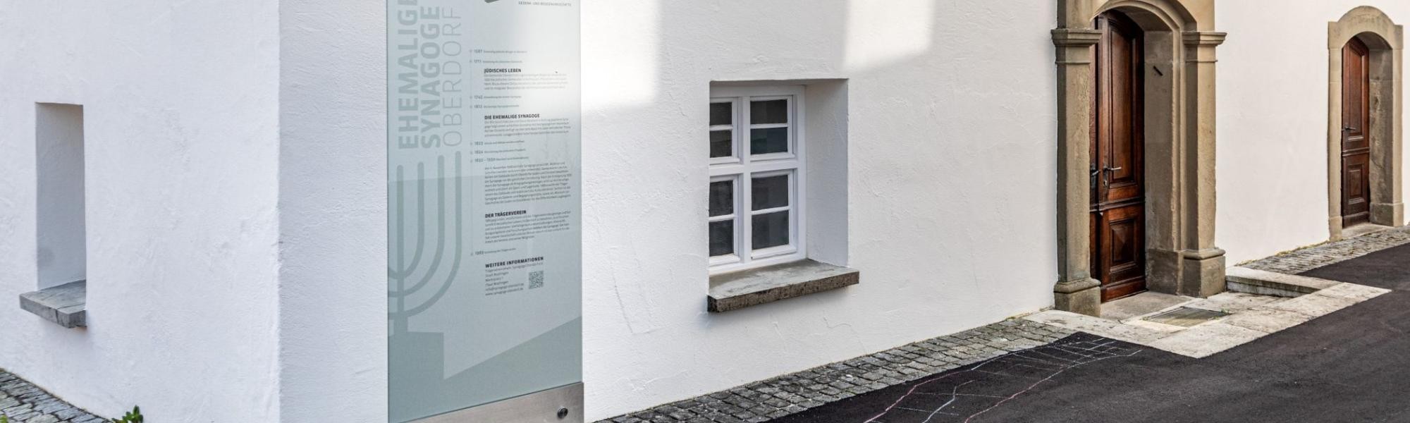 Außenansicht ehemalige Synagoge Oberdorf Eine Außenansicht der ehemaligen Synagoge Oberdorf