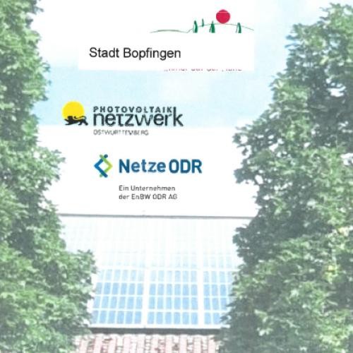 Flyer zum Informationsabend zu Photovoltaik-Dachanlagen und ihren Potenzialen