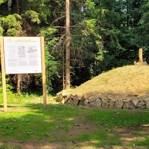 Nachbildung des keltischen Grabhügels in Rainau-Dalkingen