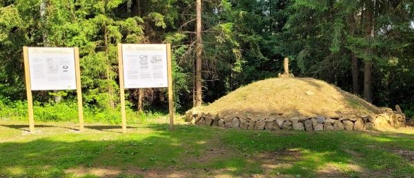 Nachbildung des keltischen Grabhügels in Rainau-Dalkingen