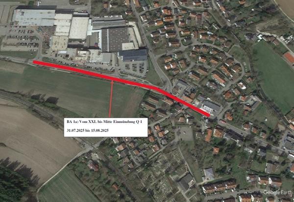 Lageplan Bauabschnitt 1a
