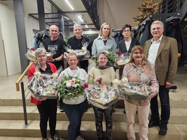 Geehrte bei der Stadtverwaltung 2025