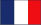 Flagge mit französischen Farben Blau-Weiß-Rot